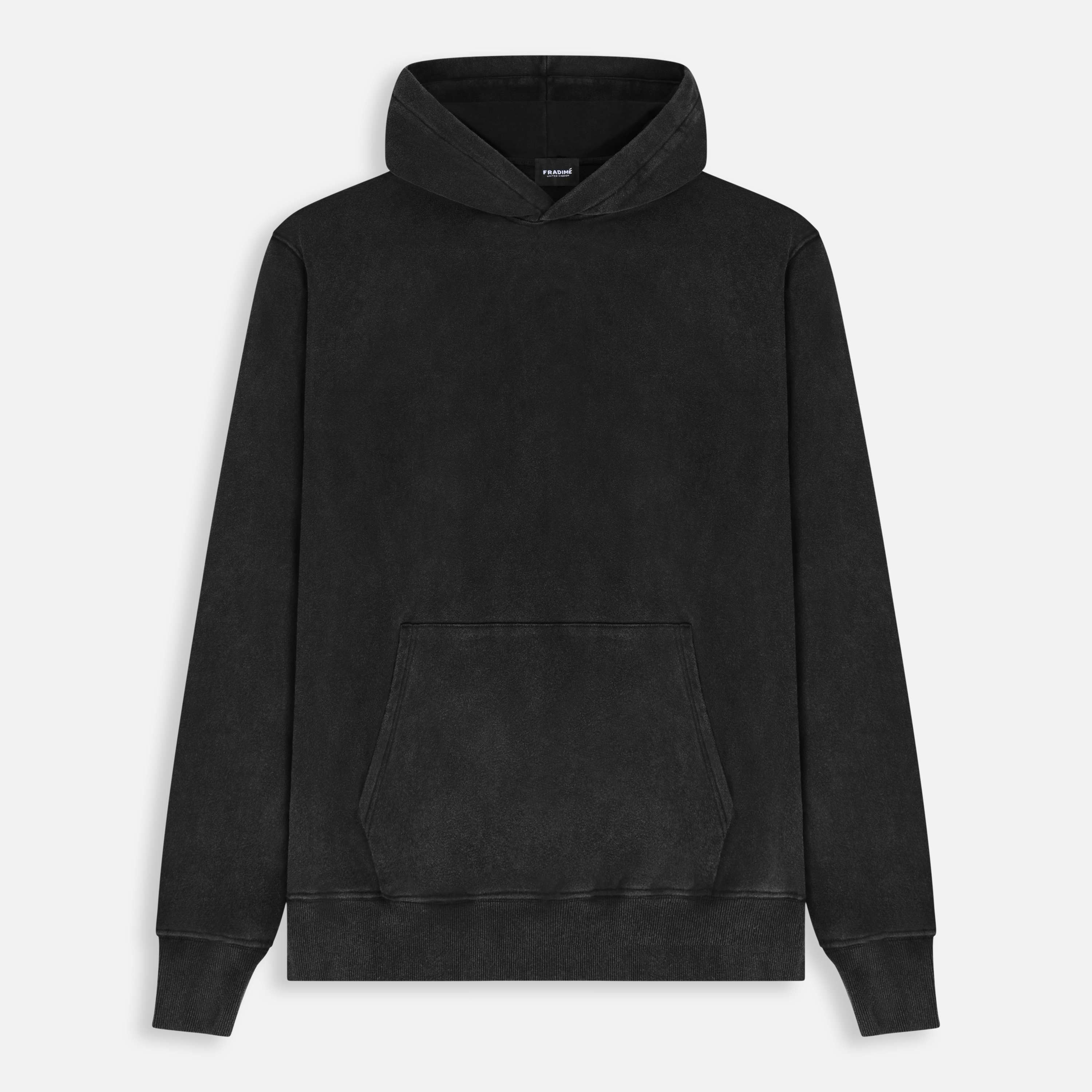 Plain black oversized shop hoodie