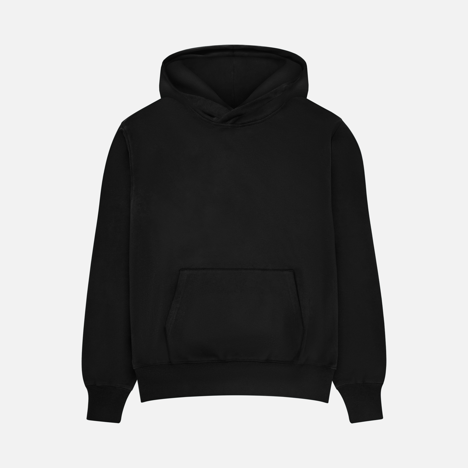 Black Hoodie Plain Blanks Hoodie Black - Main Image