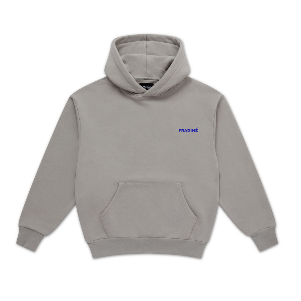 Almost Blank Blue Hoodie