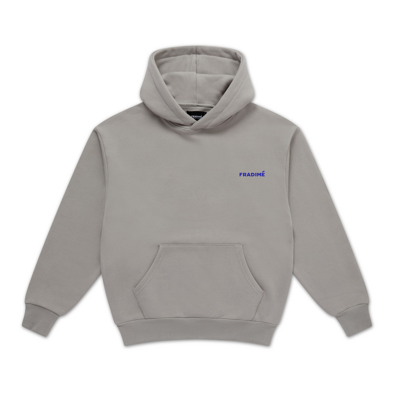 Almost Blank Blue Hoodie