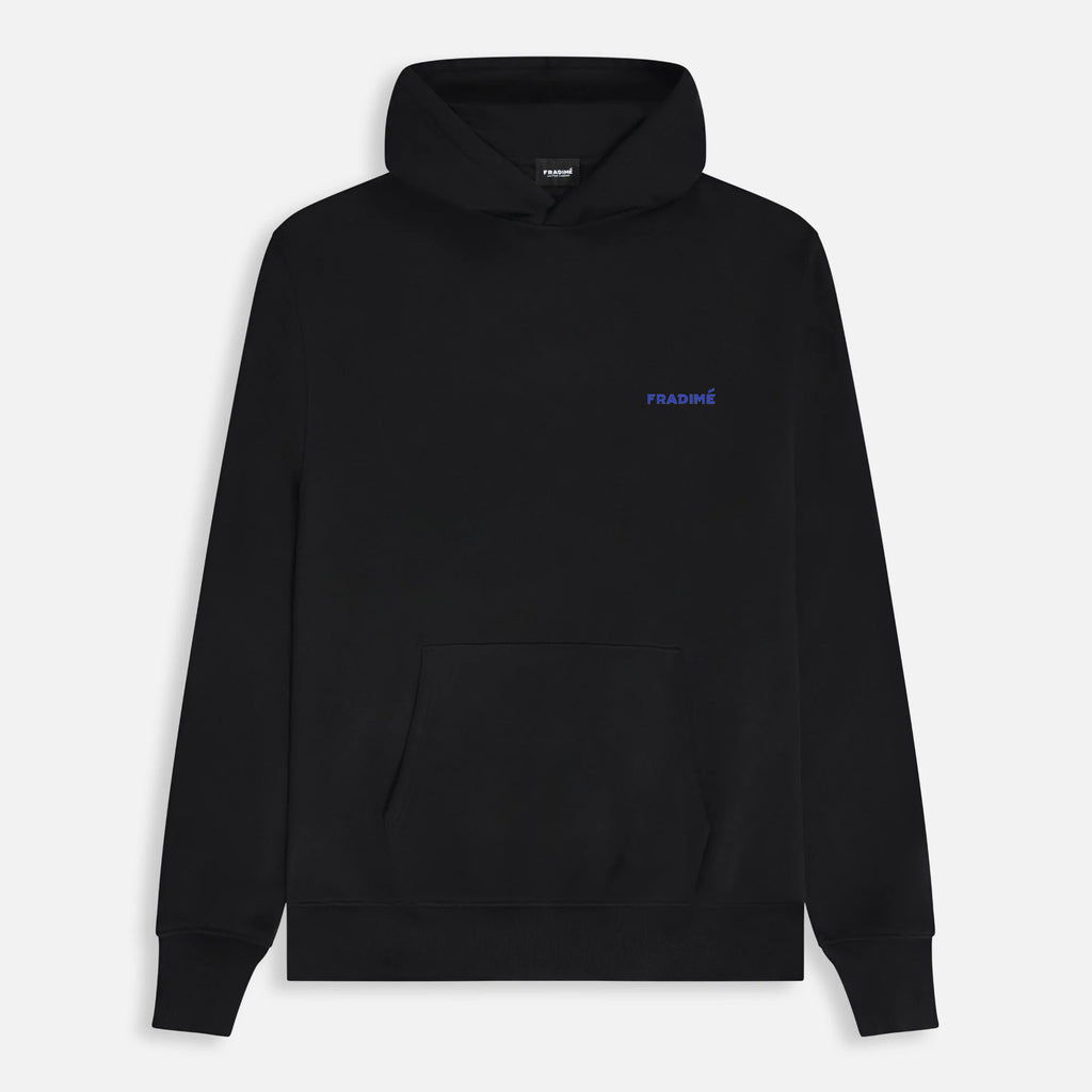 Almost Blank Blue Hoodie