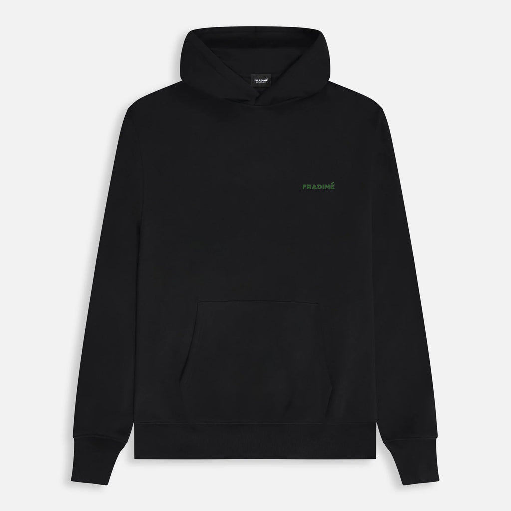 Almost Blank Green Hoodie