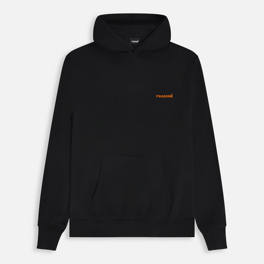 Almost Blank Orange Hoodie