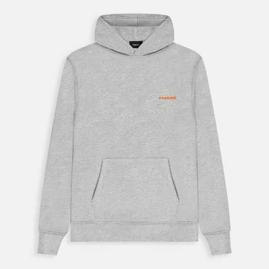 Almost Blank Orange Hoodie