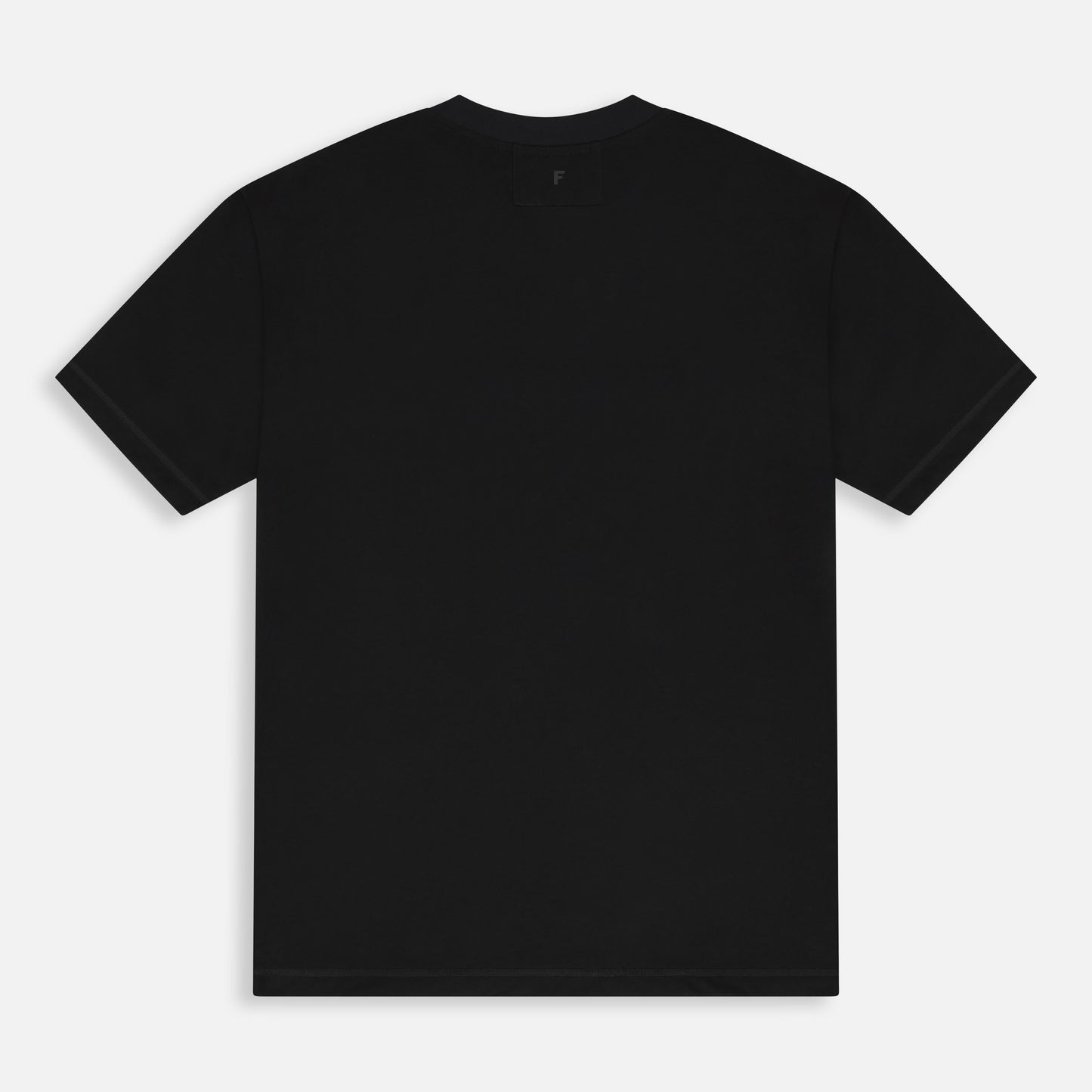FUNDAMENTAL OVERSIZED BLACK ON BLACK SMALL LOGO T-SHIRT – BLACK