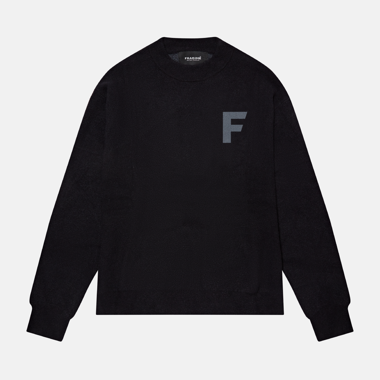 Grey Knitted sweatshirt