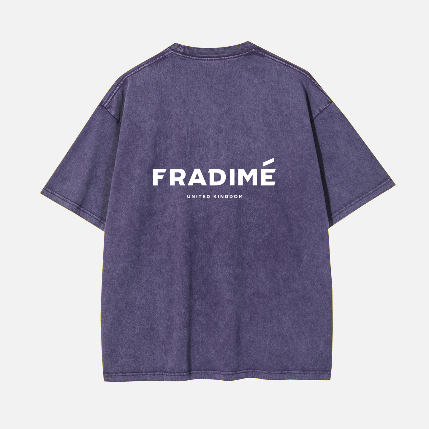 FUNDAMENTAL OVERSIZED LOGO T-SHIRT - VINTAGE PURPLE