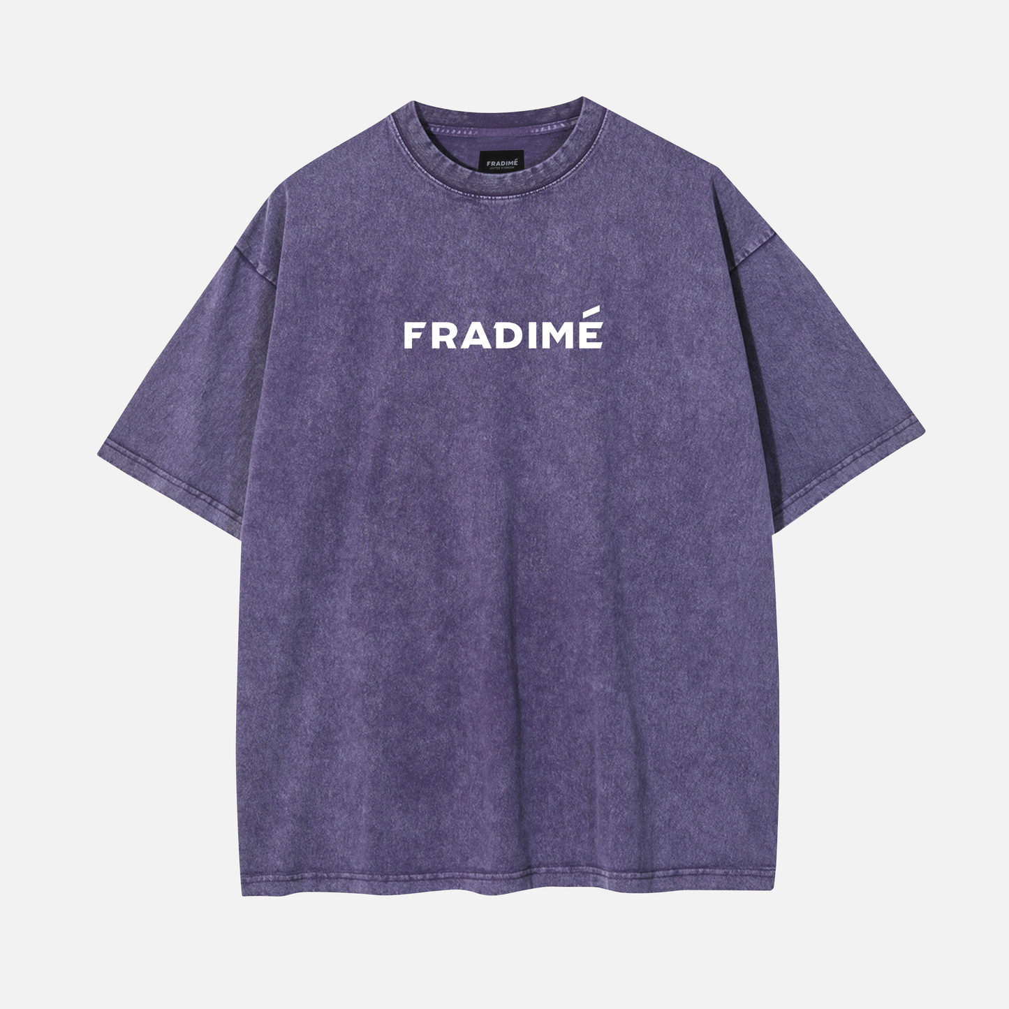 FUNDAMENTAL OVERSIZED LOGO T-SHIRT - VINTAGE PURPLE