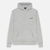 FUNDAMENTAL SMALL LOGO OVERSIZED HOODIE - MARL GREY