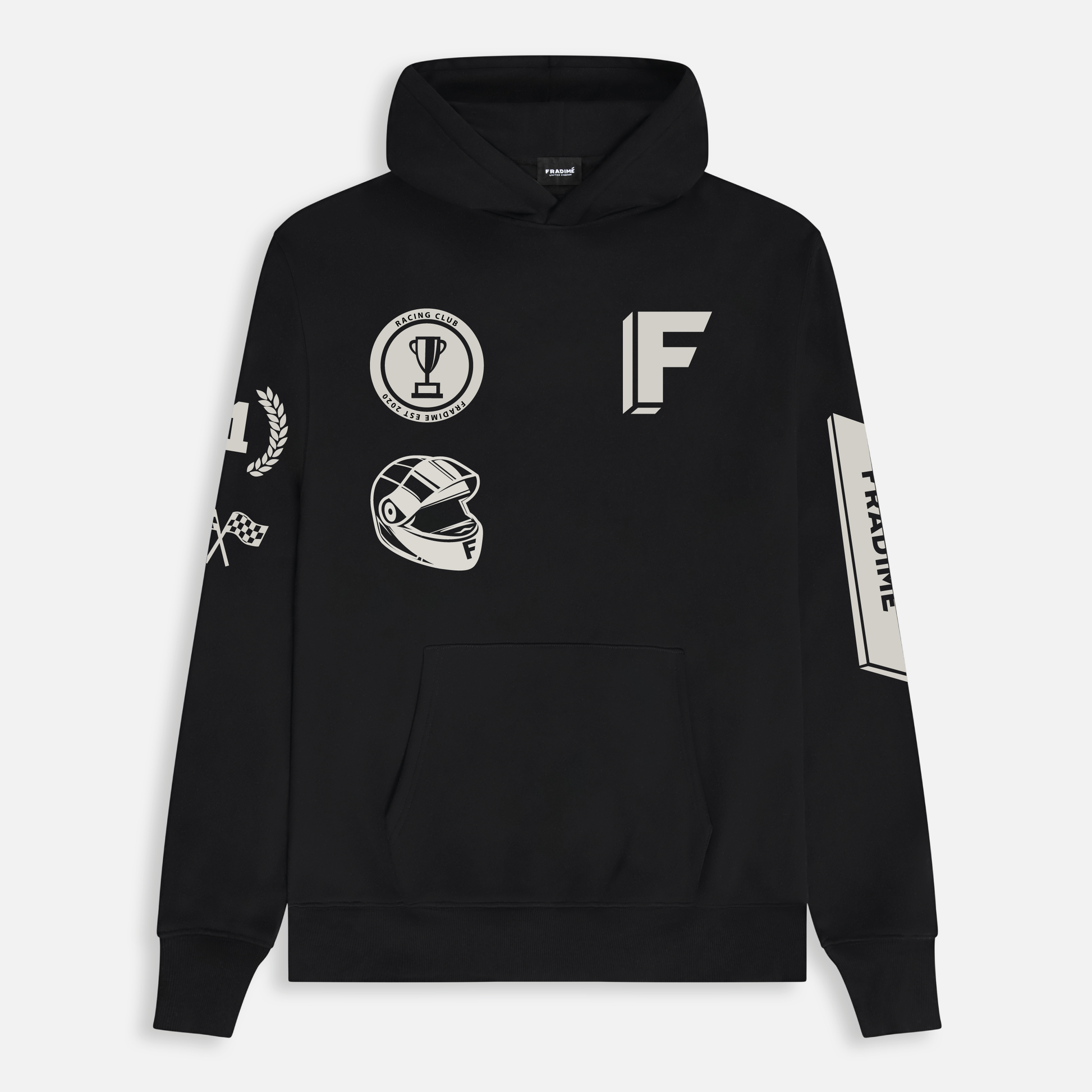 Racing Club Hoodie - Black | Fradimé – Fradime