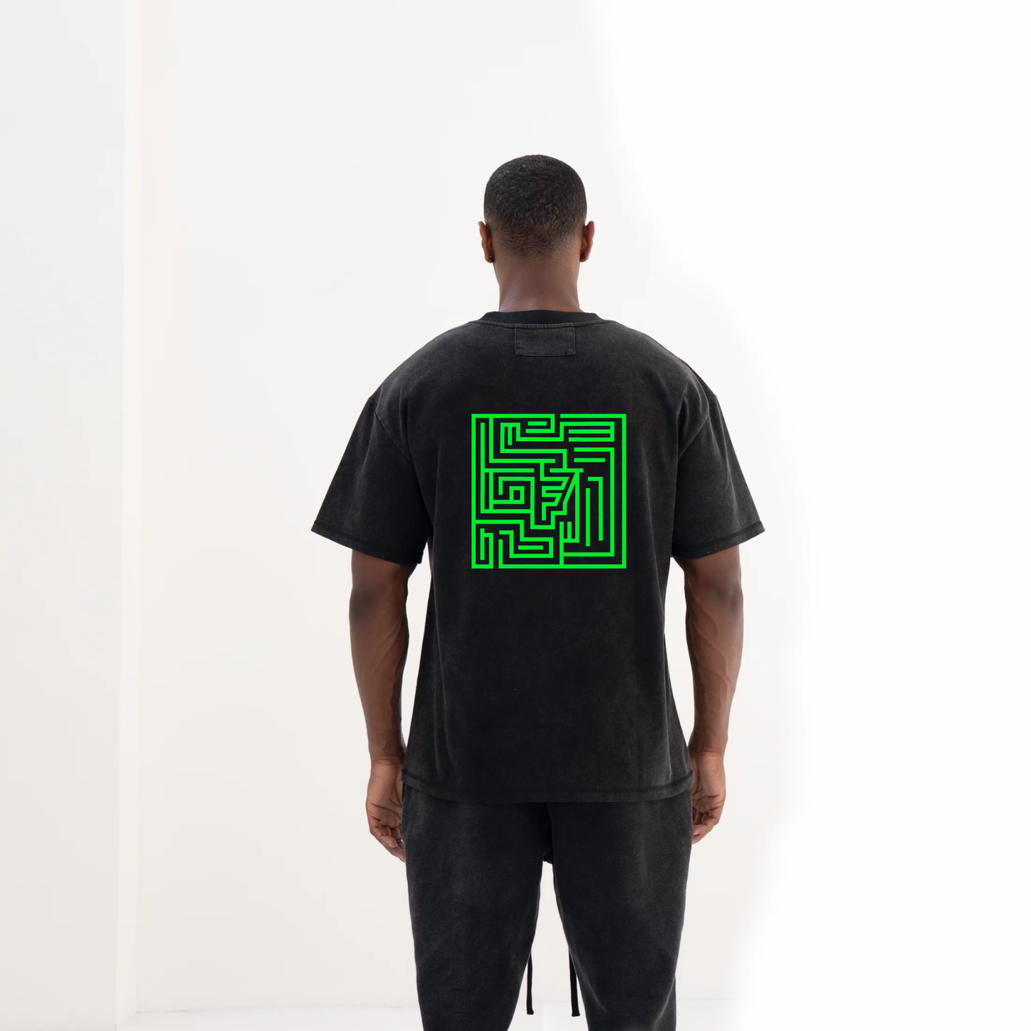 ROBO T-SHIRT - VINTAGE  BLACK