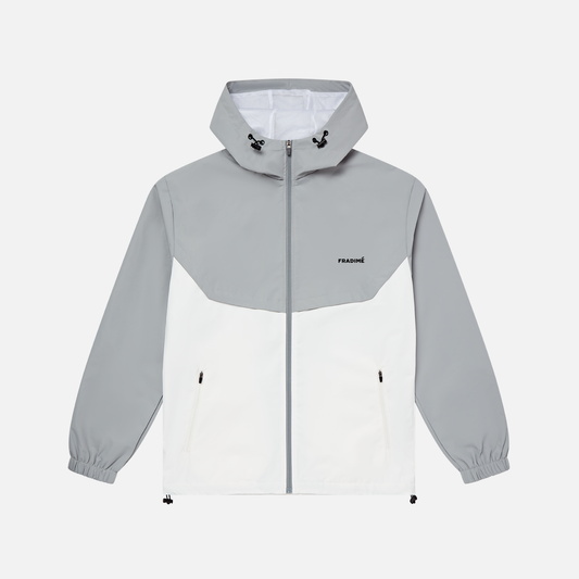 Windbreaker jacket small logo - grey