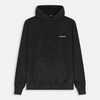Small Trademark Logo Oversized Hoodie