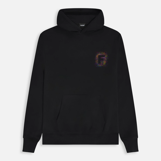 Splatter hoodie black