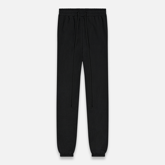 BLANK OVERSIZED SWEATPANTS - BLACK