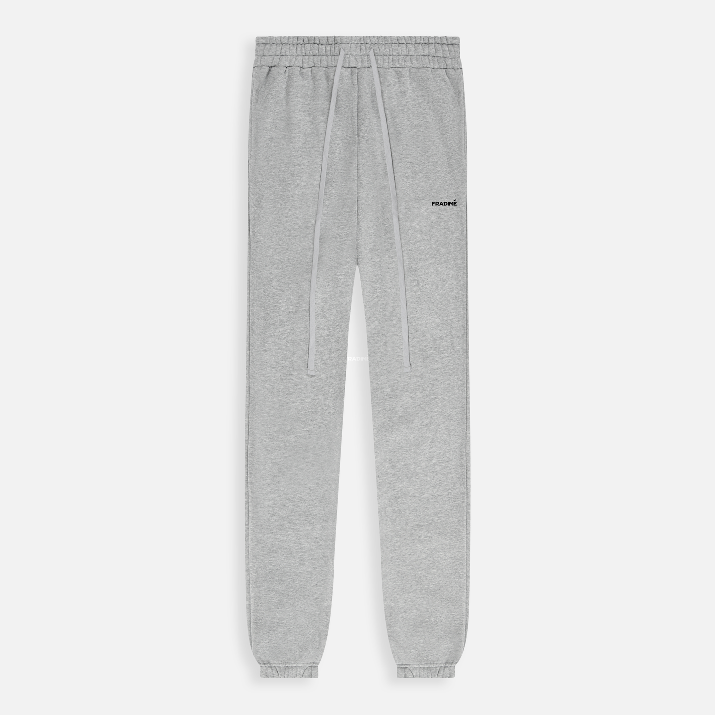 FUNDAMENTAL OVERSIZED SMALL LOGO SWEATPANTS - MARL GREY