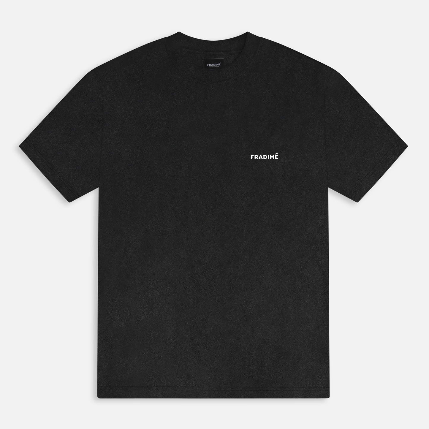 FUNDAMENTAL OVERSIZED SMALL LOGO T-SHIRT – VINTAGE BLACK