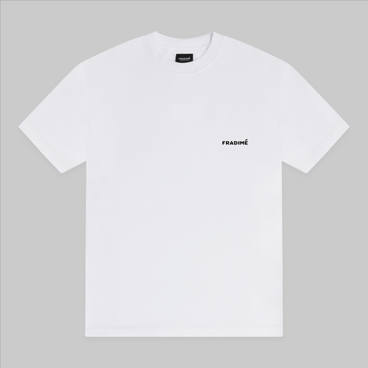 FUNDAMENTAL OVERSIZED SMALL LOGO T-SHIRT – WHITE