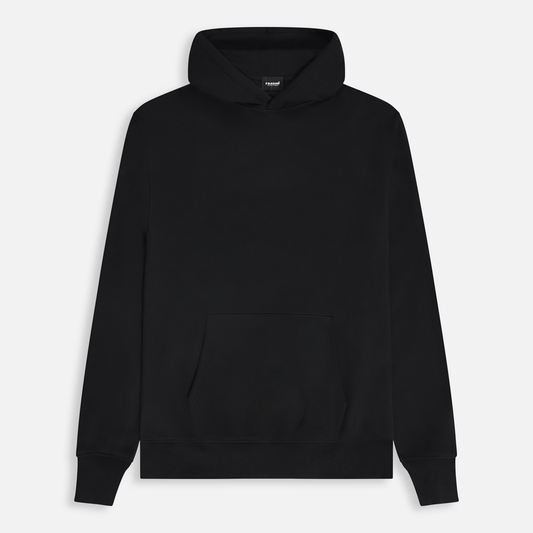 BLANK OVERSIZED HOODIE - BLACK