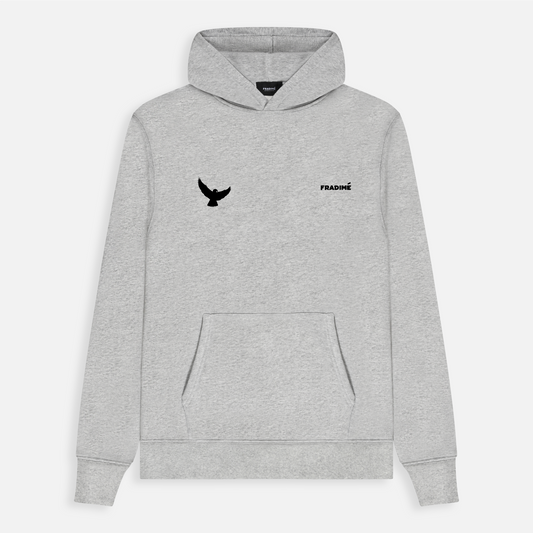 FREEDOM OVERSIZED HOODIE - MARL GREY