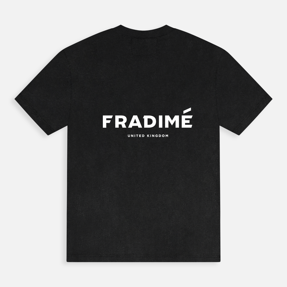 FUNDAMENTAL OVERSIZED LOGO T-SHIRT - VINTAGE BLACK